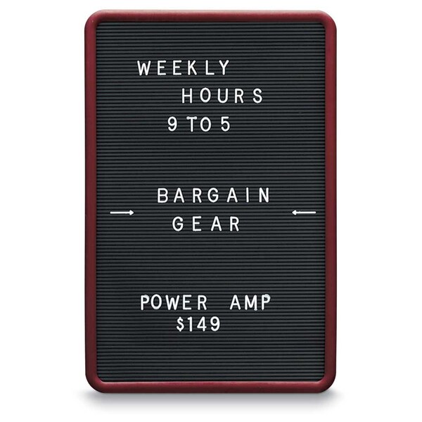 Corkboard, Single Door, Radius Frame, 36x36", Bronze/Black Rubber